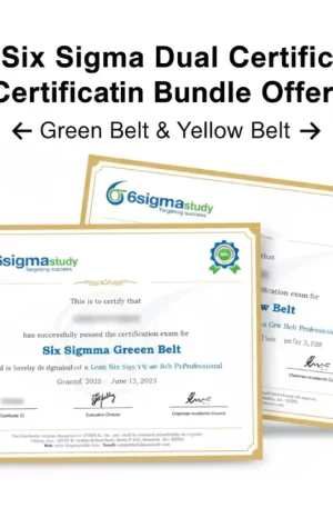 Online Six Sigma Yellow and Lean Six Sigma Green Belt Course (2-in-1 Certification Bundle)