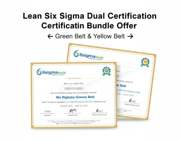 Online Six Sigma Yellow and Lean Six Sigma Green Belt Course (2-in-1 Certification Bundle)