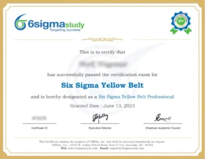 Online Six Sigma Yellow Belt Certification Course Australia